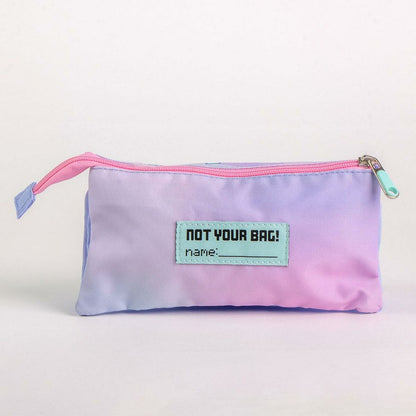 Penar triplu Stitch Liliachiu 12 x 3 x 22,5 cm - Birou și papetărie, Material școlar și educațional