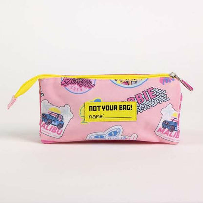 Penar triplu Barbie Fucsia 2,2 x 1,1 x 22,5 cm - Birou și papetărie, Material școlar și educațional