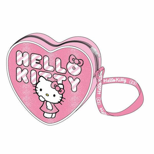 Geantă Bandulieră Hello Kitty Roz 15,0 x 14,0 x 4,0 cm - Bagaje, Genți de mână