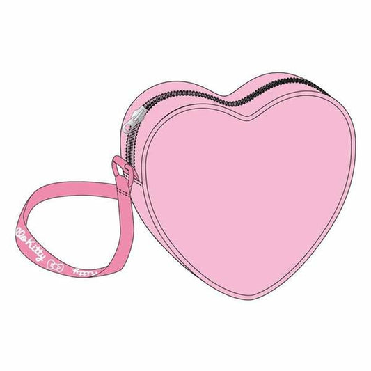 Geantă Bandulieră Hello Kitty Roz 15,0 x 14,0 x 4,0 cm - Bagaje, Genți de mână