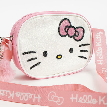 Geantă Bandulieră Hello Kitty Roz 14,5 x 10,5 x 4,0 cm - Bagaje, Genți de mână