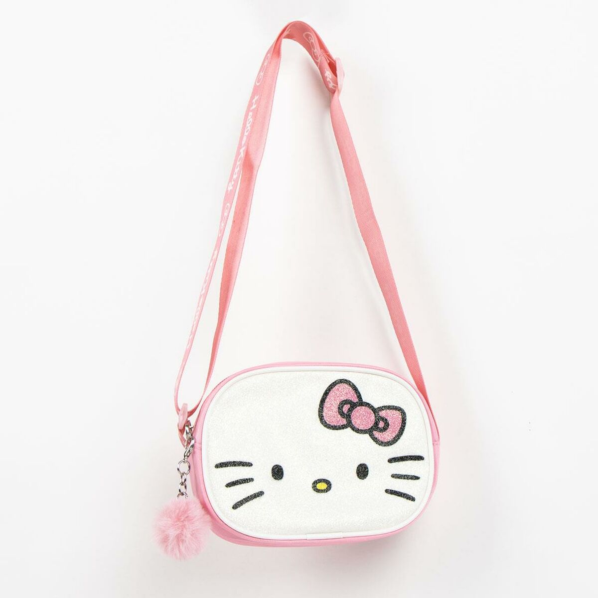 Geantă Bandulieră Hello Kitty Roz 14,5 x 10,5 x 4,0 cm - Bagaje, Genți de mână
