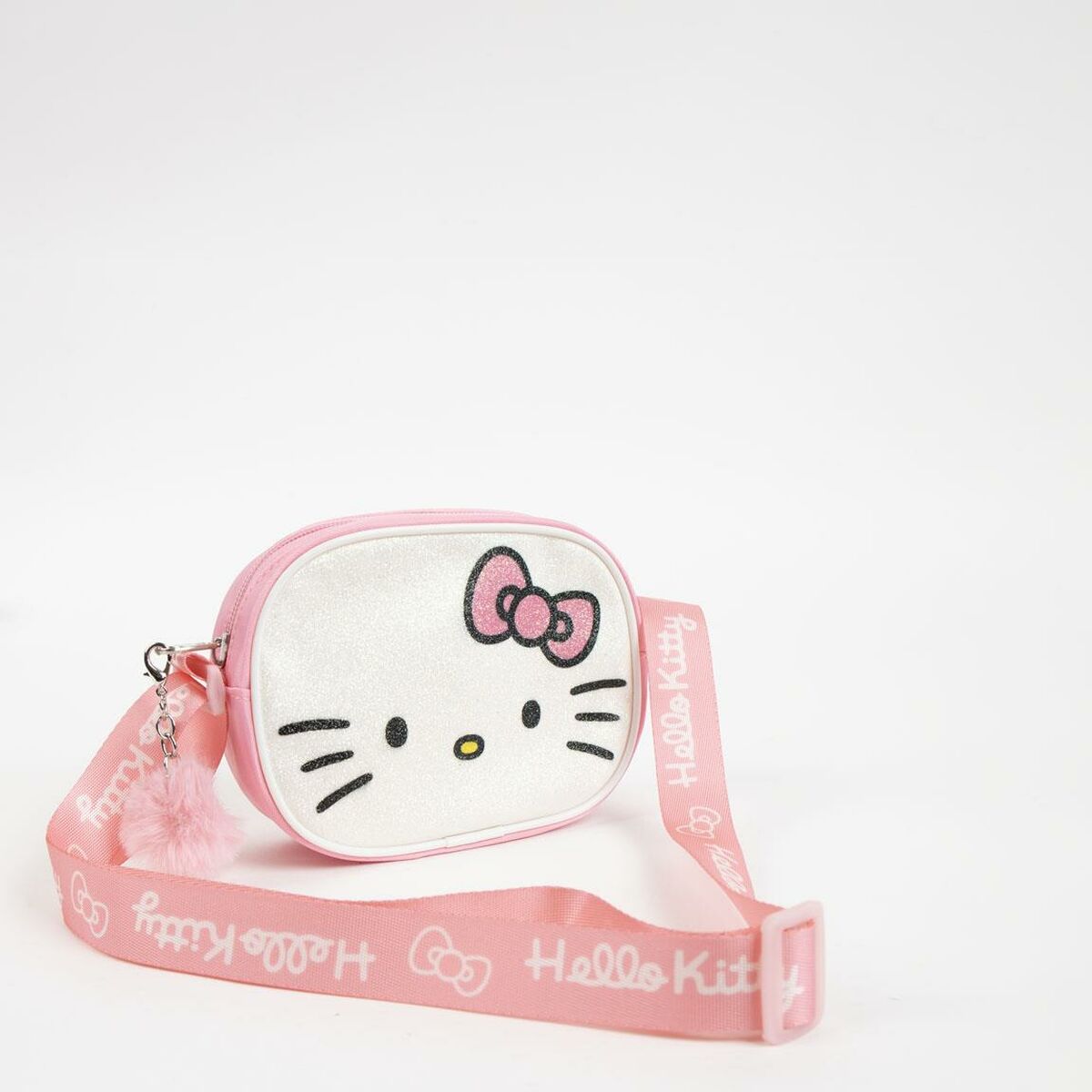 Geantă Bandulieră Hello Kitty Roz 14,5 x 10,5 x 4,0 cm - Bagaje, Genți de mână