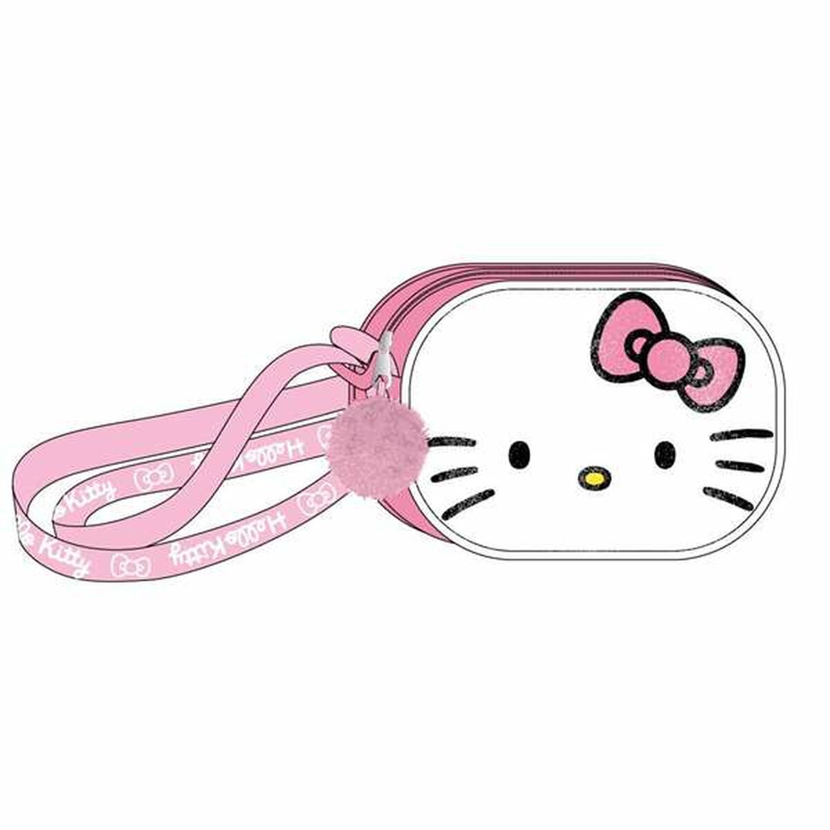 Geantă Bandulieră Hello Kitty Roz 14,5 x 10,5 x 4,0 cm - Bagaje, Genți de mână