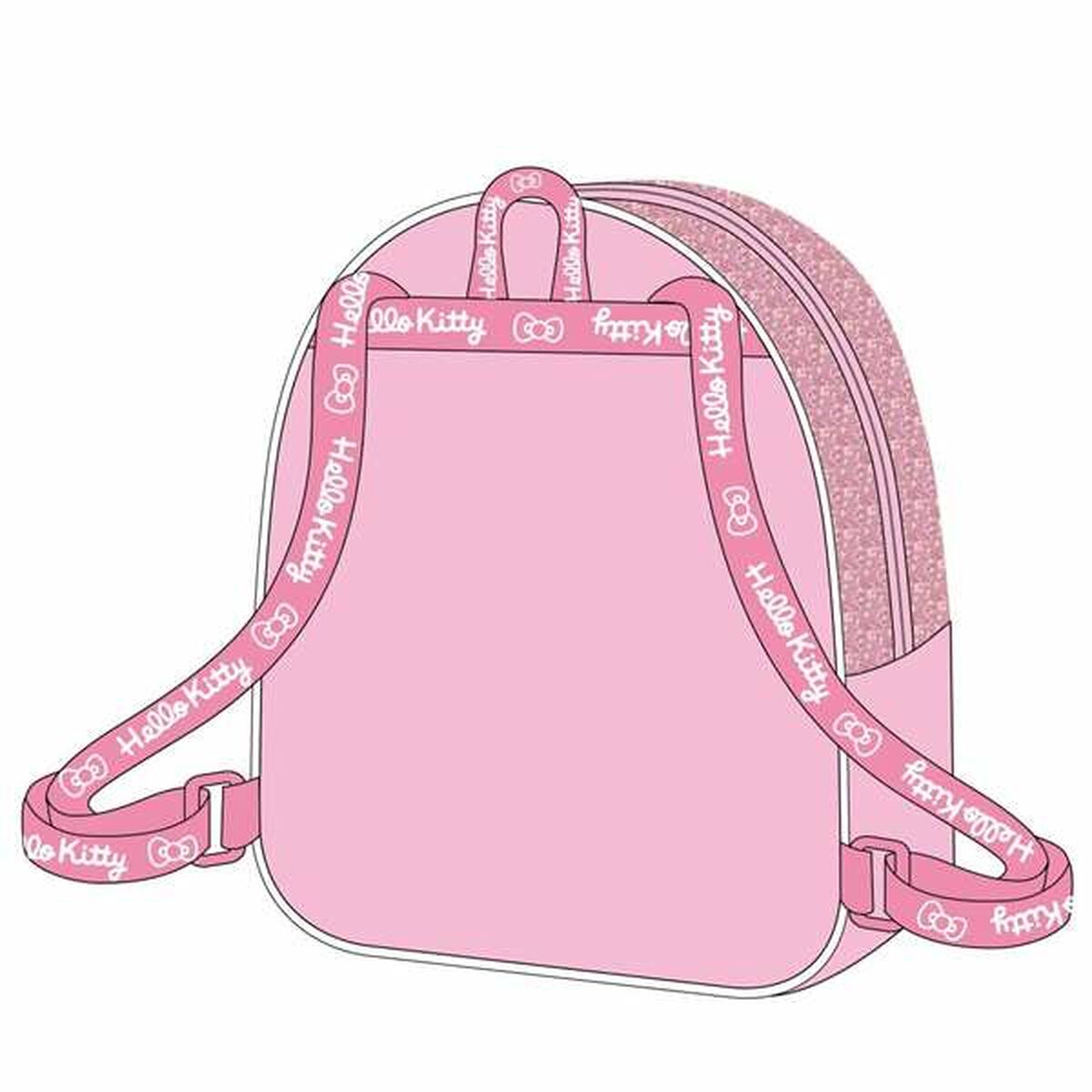 Rucsac pentru Copii Hello Kitty Roz 20,0 x 23,0 x 8,0 cm - Birou și papetărie, Material școlar și educațional