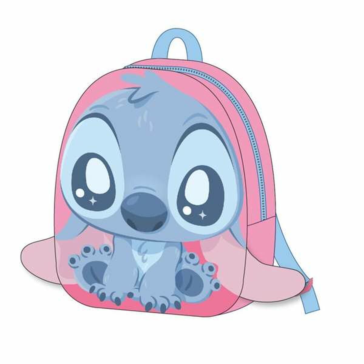 Ghiozdan Stitch Roz 18 x 22 x 4 cm - Birou și papetărie, Material școlar și educațional