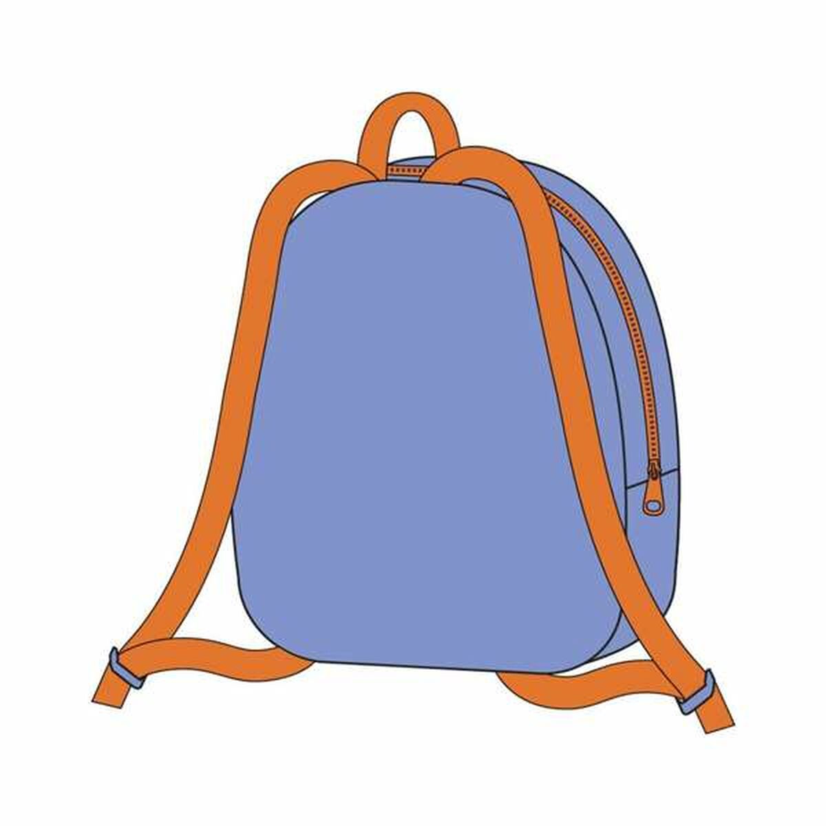 Ghiozdan Bluey Albastru 18 x 22 x 4 cm - Birou și papetărie, Material școlar și educațional