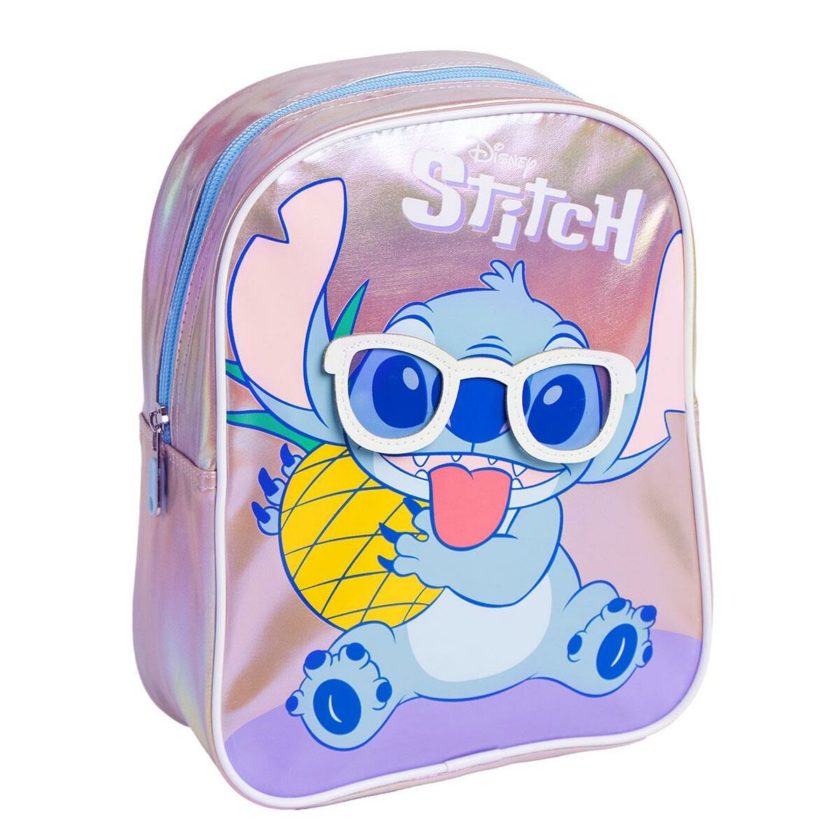 Ghiozdan Stitch Liliachiu 24 x 28 x 32 cm - Birou și papetărie, Material școlar și educațional