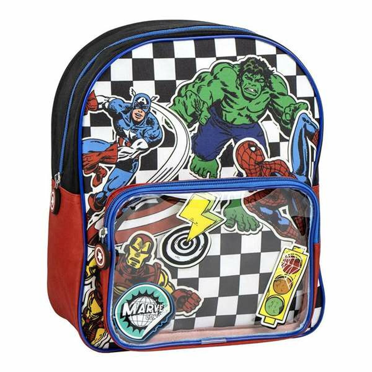Ghiozdan The Avengers Negru - Birou și papetărie, Material școlar și educațional