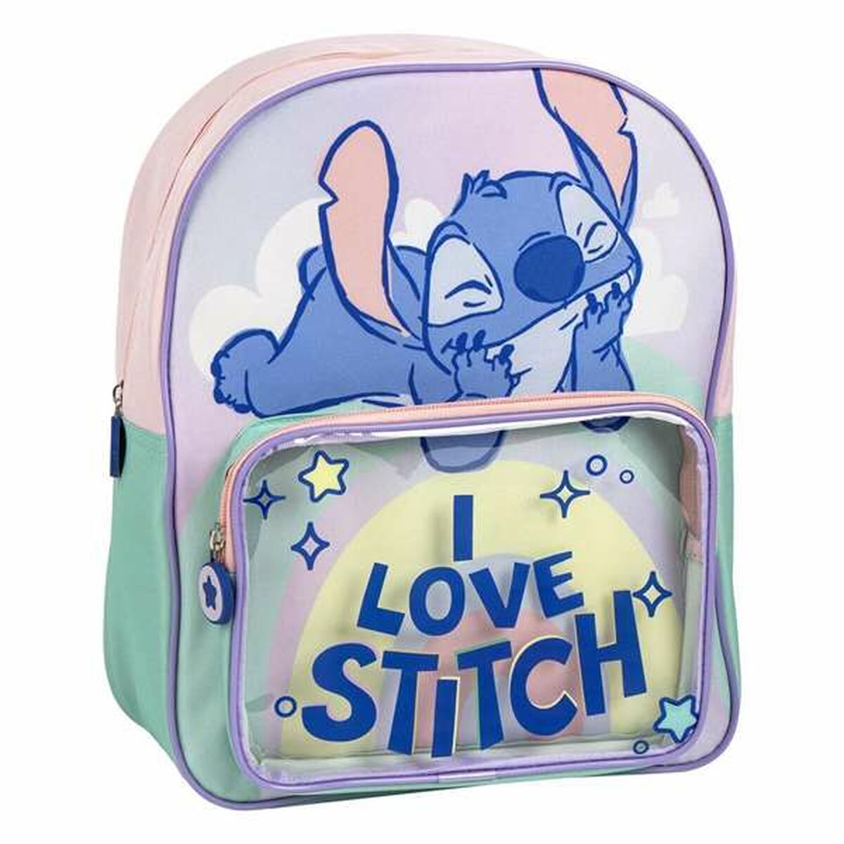 Ghiozdan Stitch Liliachiu - Birou și papetărie, Material școlar și educațional