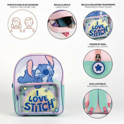 Ghiozdan Stitch Liliachiu - Birou și papetărie, Material școlar și educațional