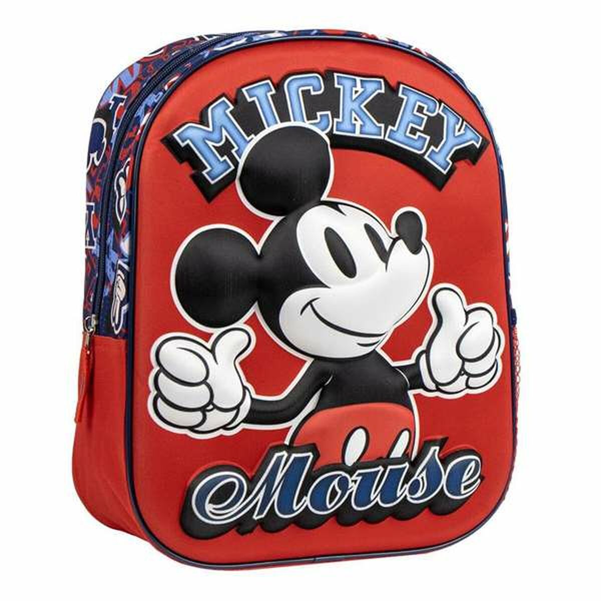 Ghiozdan Mickey Mouse Roșu 25,0 x 31,0 x 10,0 cm - Birou și papetărie, Material școlar și educațional