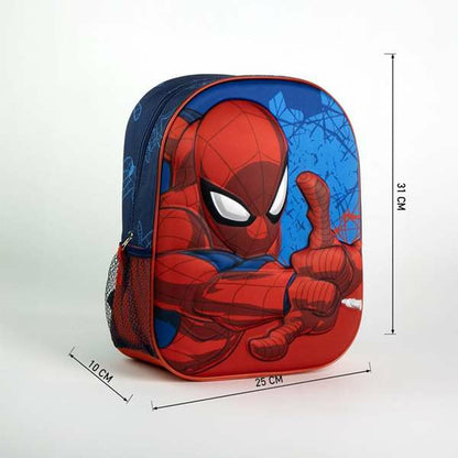 Ghiozdan 3D Spider-Man Albastru 25,0 x 31,0 x 10,0 cm - Birou și papetărie, Material școlar și educațional