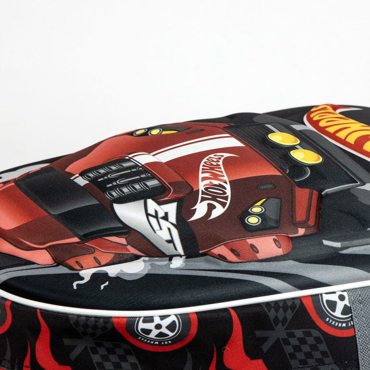 Ghiozdan Hot Wheels Gri 25 x 31 x 10 cm - Birou și papetărie, Material școlar și educațional