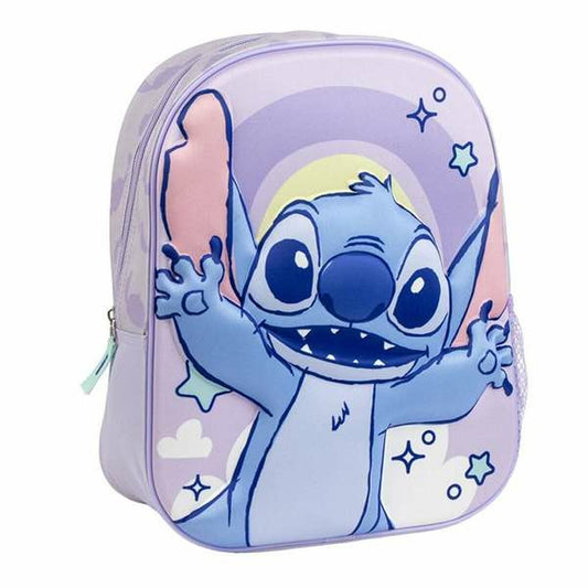 Ghiozdan 3D Stitch Liliachiu 25,0 x 31,0 x 10,0 cm - Birou și papetărie, Material școlar și educațional