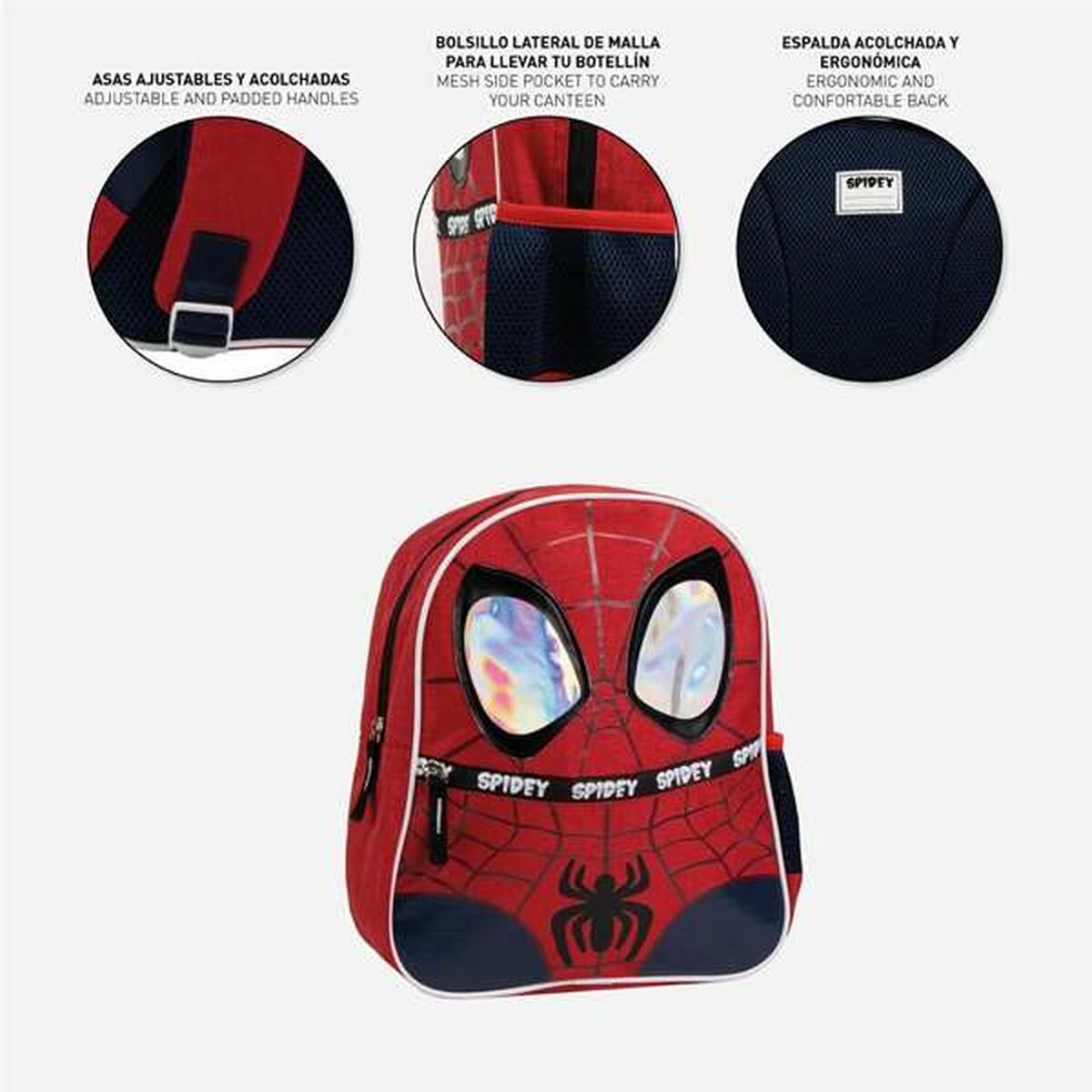 Ghiozdan Spidey Roșu - Birou și papetărie, Material școlar și educațional