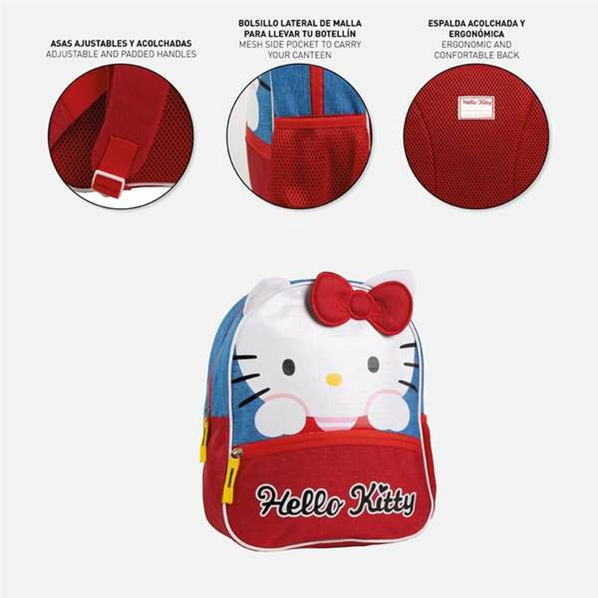 Ghiozdan Hello Kitty Albastru - Birou și papetărie, Material școlar și educațional