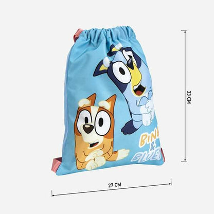 Geantă Rucsac cu Bretele Bluey Albastru 27 x 33 cm - Birou și papetărie, Material școlar și educațional