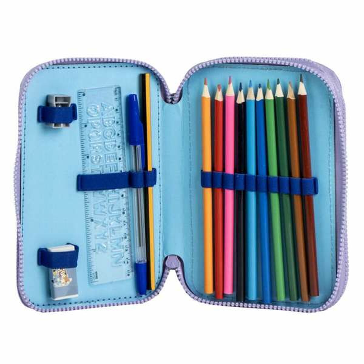 Penar Bluey Albastru deschis Light Blue 12,5 x 19,5 x 4,5 cm - Birou și papetărie, Material școlar și educațional