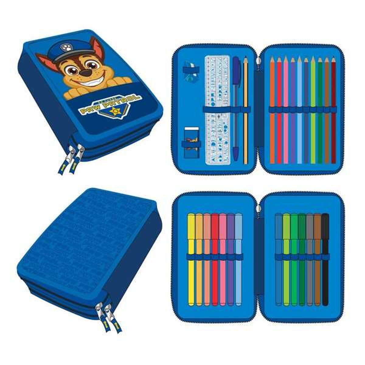 Penar The Paw Patrol Albastru 12,5 x 19,5 x 4,5 cm - Birou și papetărie, Material școlar și educațional