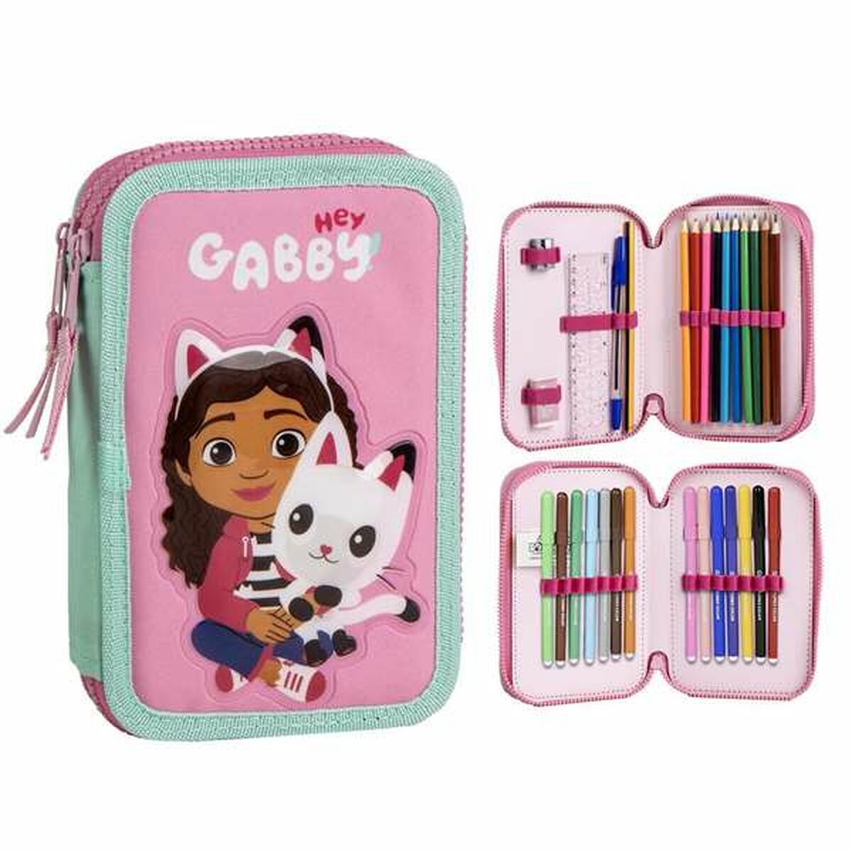 Penar Gabby's Dollhouse Roz 12,5 x 19,5 x 4,5 cm - Birou și papetărie, Material școlar și educațional