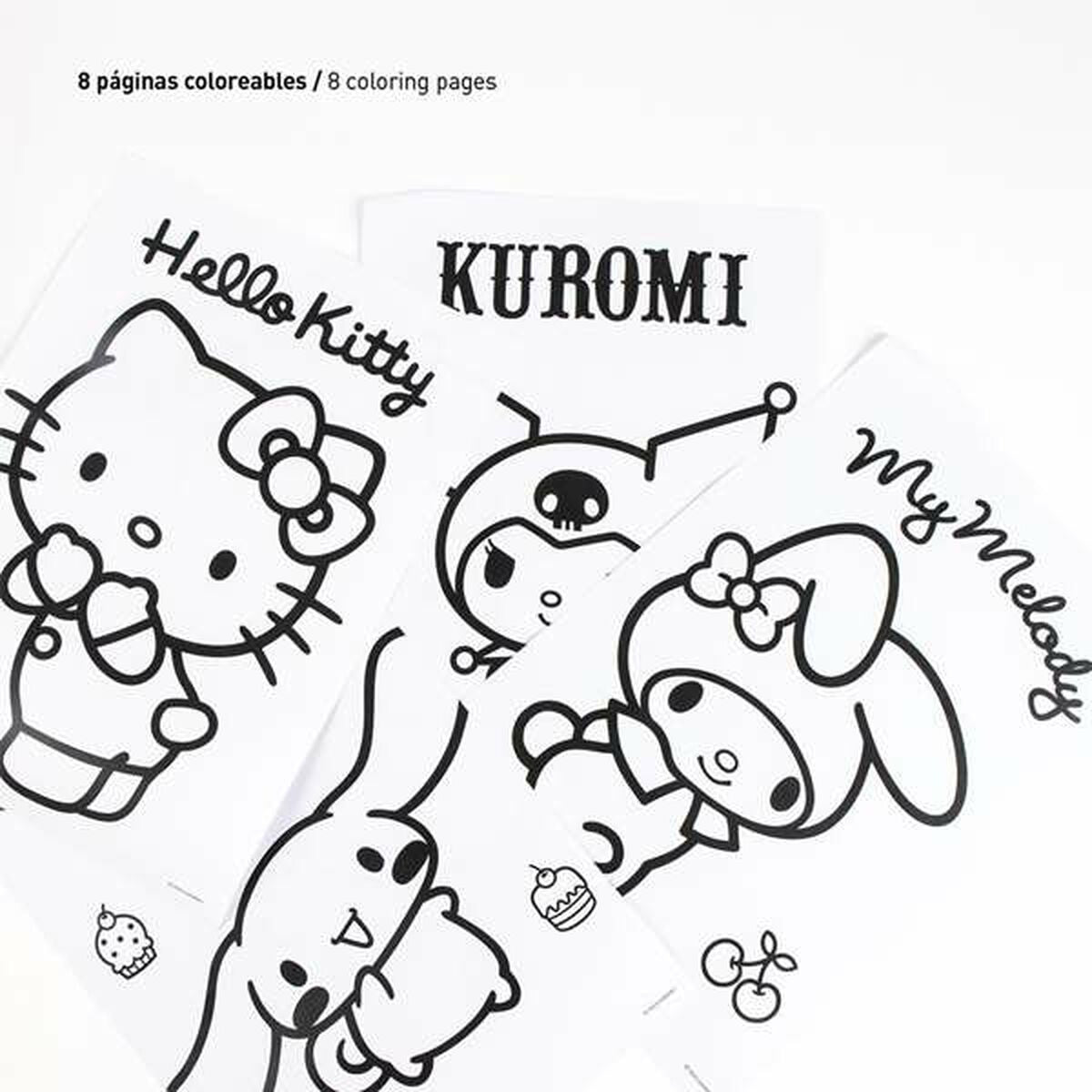 Set pentru desen Hello Kitty Alb - Jucarii si jocuri, Activități creative