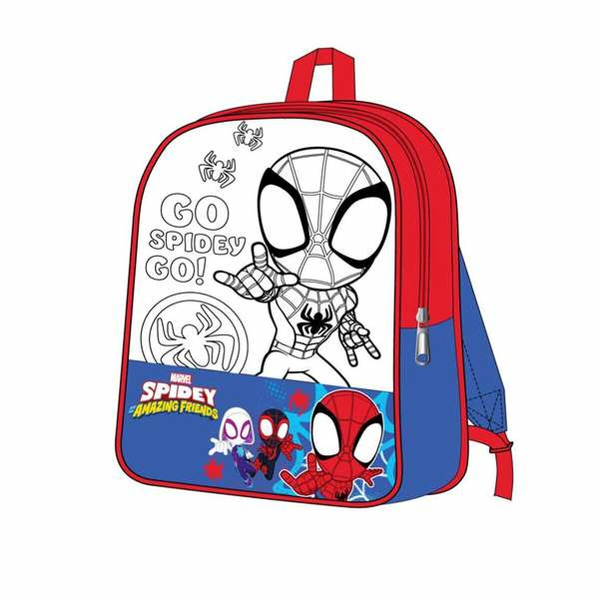 Ghiozdan Spidey Roșu - Birou și papetărie, Material școlar și educațional