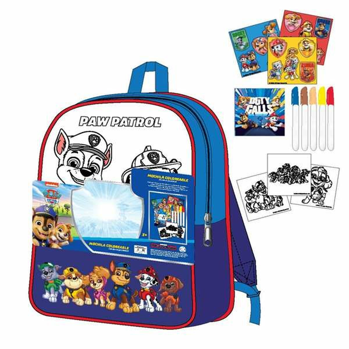 Ghiozdan The Paw Patrol Albastru - Birou și papetărie, Material școlar și educațional