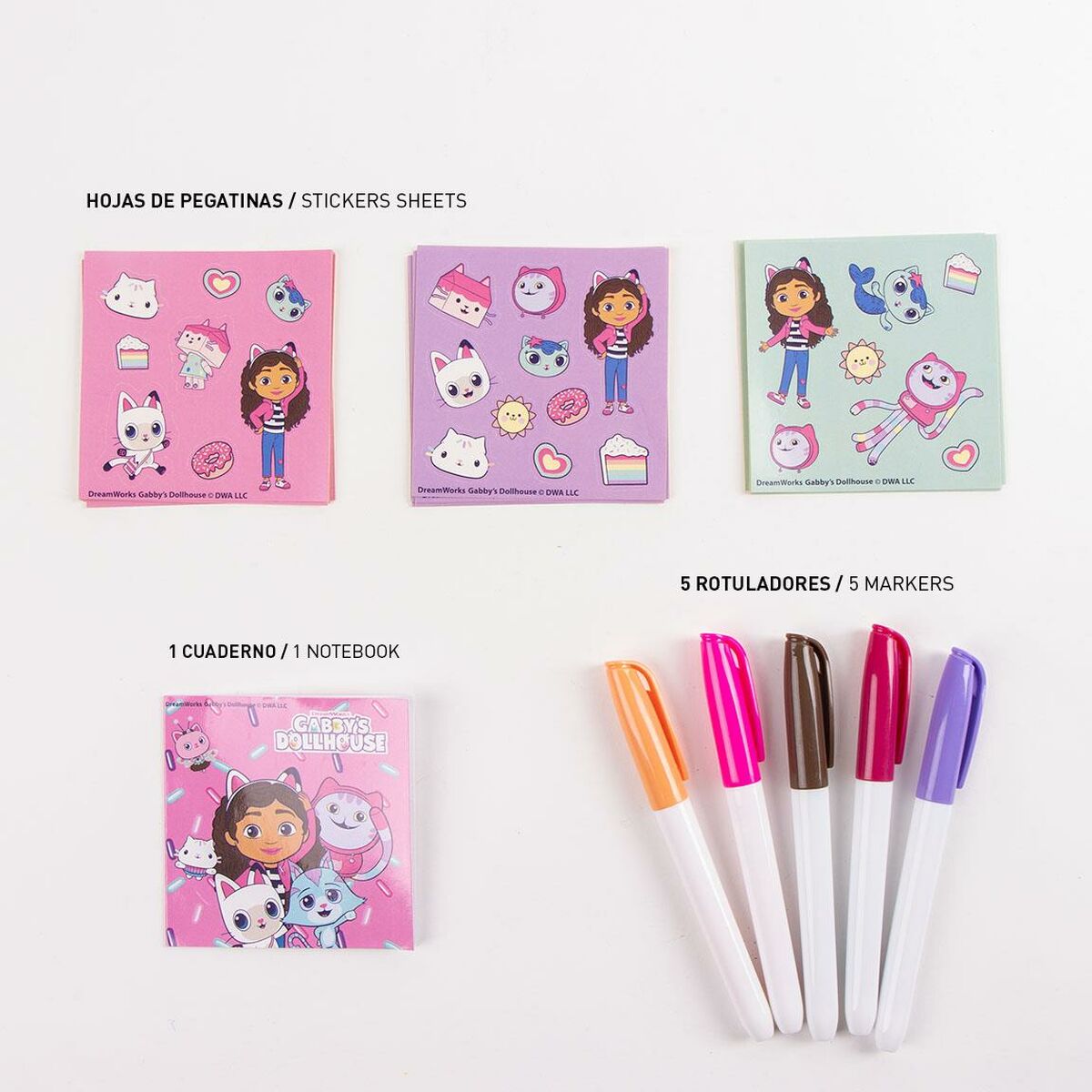 Rucsac pentru Copii Gabby's Dollhouse Roz - Birou și papetărie, Material școlar și educațional