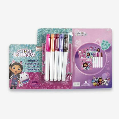 Rucsac pentru Copii Gabby's Dollhouse Roz - Birou și papetărie, Material școlar și educațional