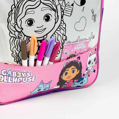 Rucsac pentru Copii Gabby's Dollhouse Roz - Birou și papetărie, Material școlar și educațional