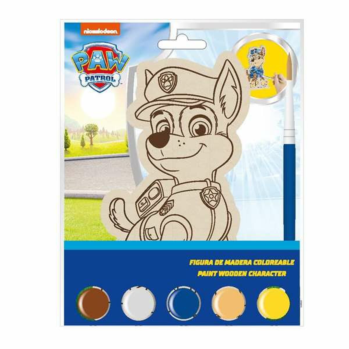 Set pentru Lucru Manual The Paw Patrol Lemn 14 x 18 x 5 cm - Jucarii si jocuri, Activități creative