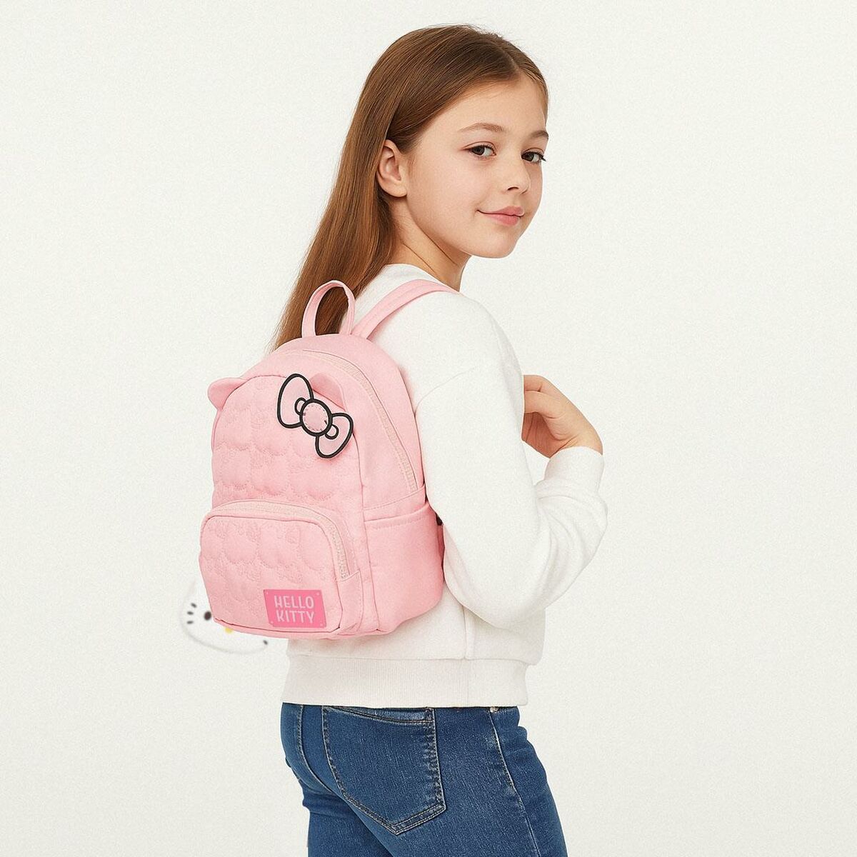 Ghiozdan Hello Kitty Roz - Birou și papetărie, Material școlar și educațional