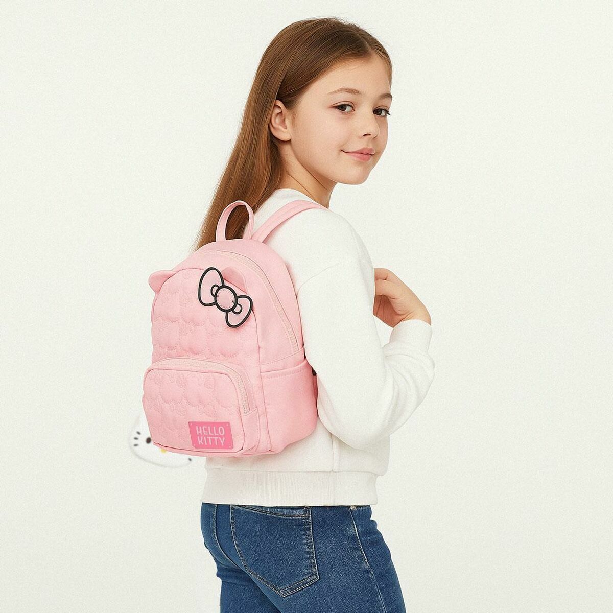 Ghiozdan Hello Kitty Roz - Birou și papetărie, Material școlar și educațional