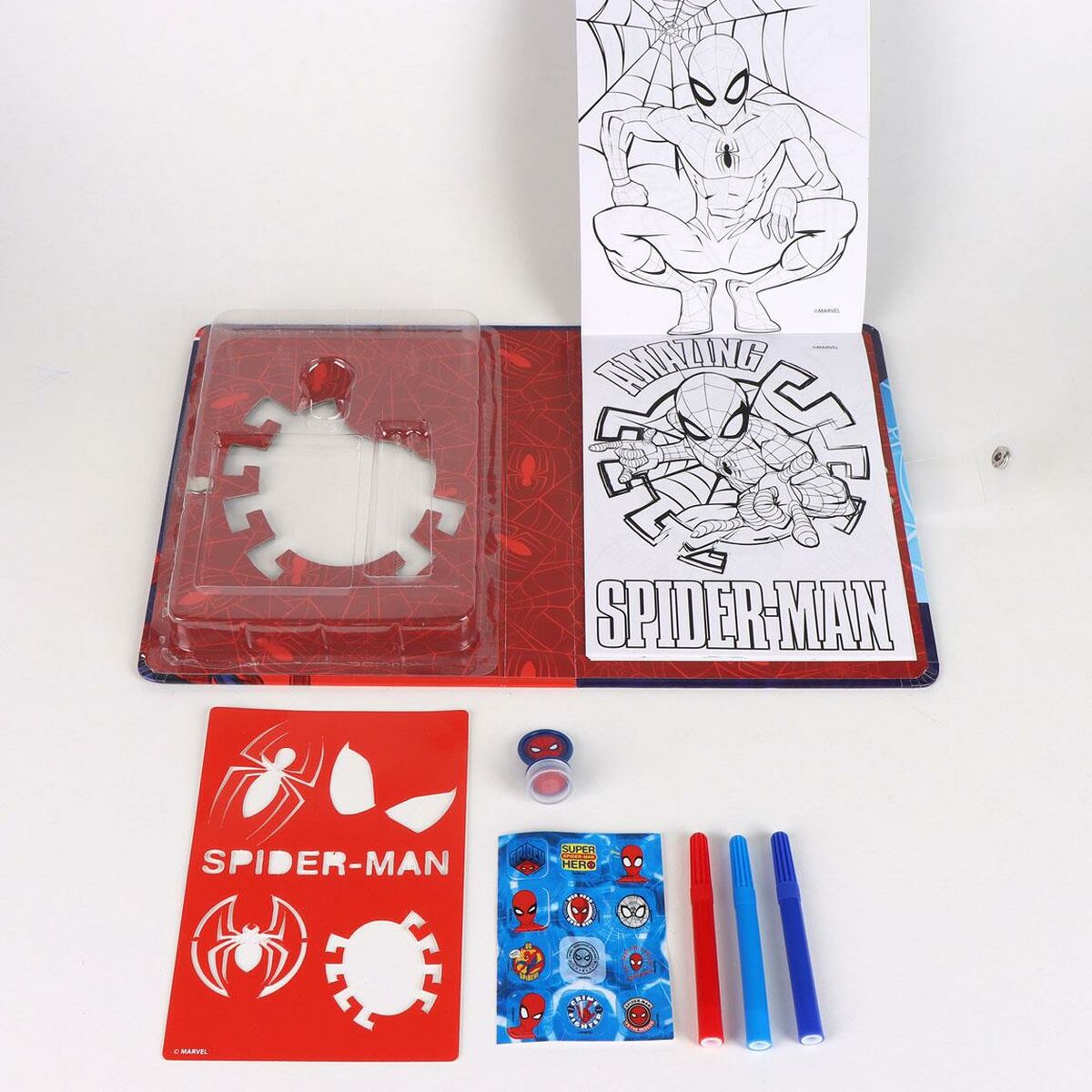 Set pentru desen Spider-Man - Birou și papetărie, Arte și Meserii