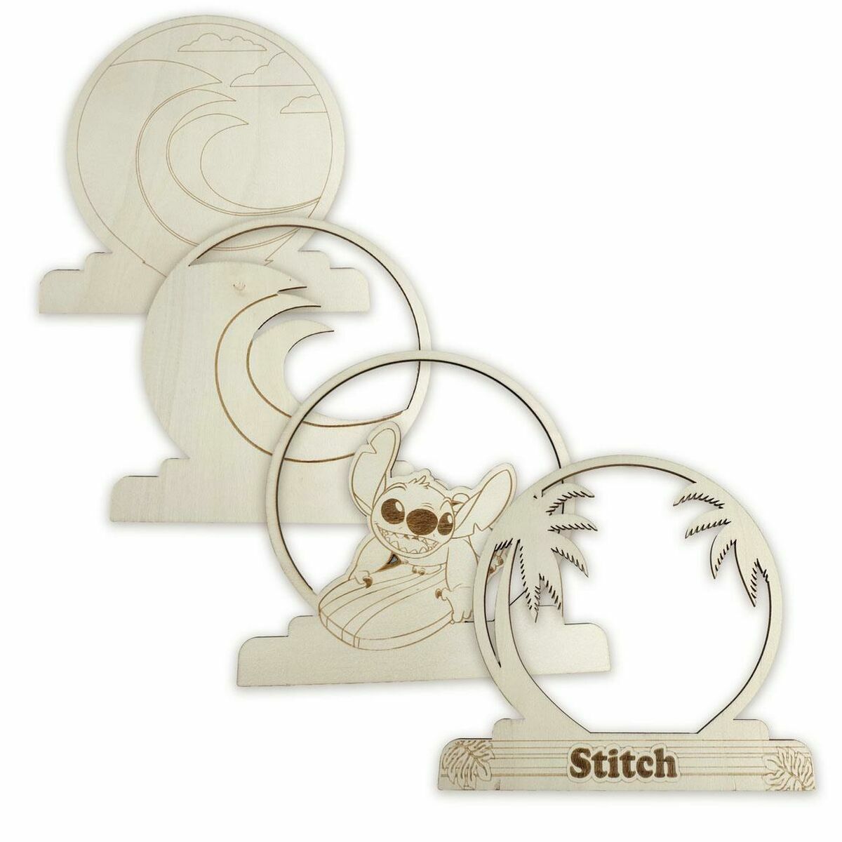Set pentru Lucru Manual Stitch Lemn - Jucarii si jocuri, Activități creative