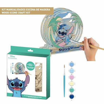 Set pentru Lucru Manual Stitch Lemn - Jucarii si jocuri, Activități creative