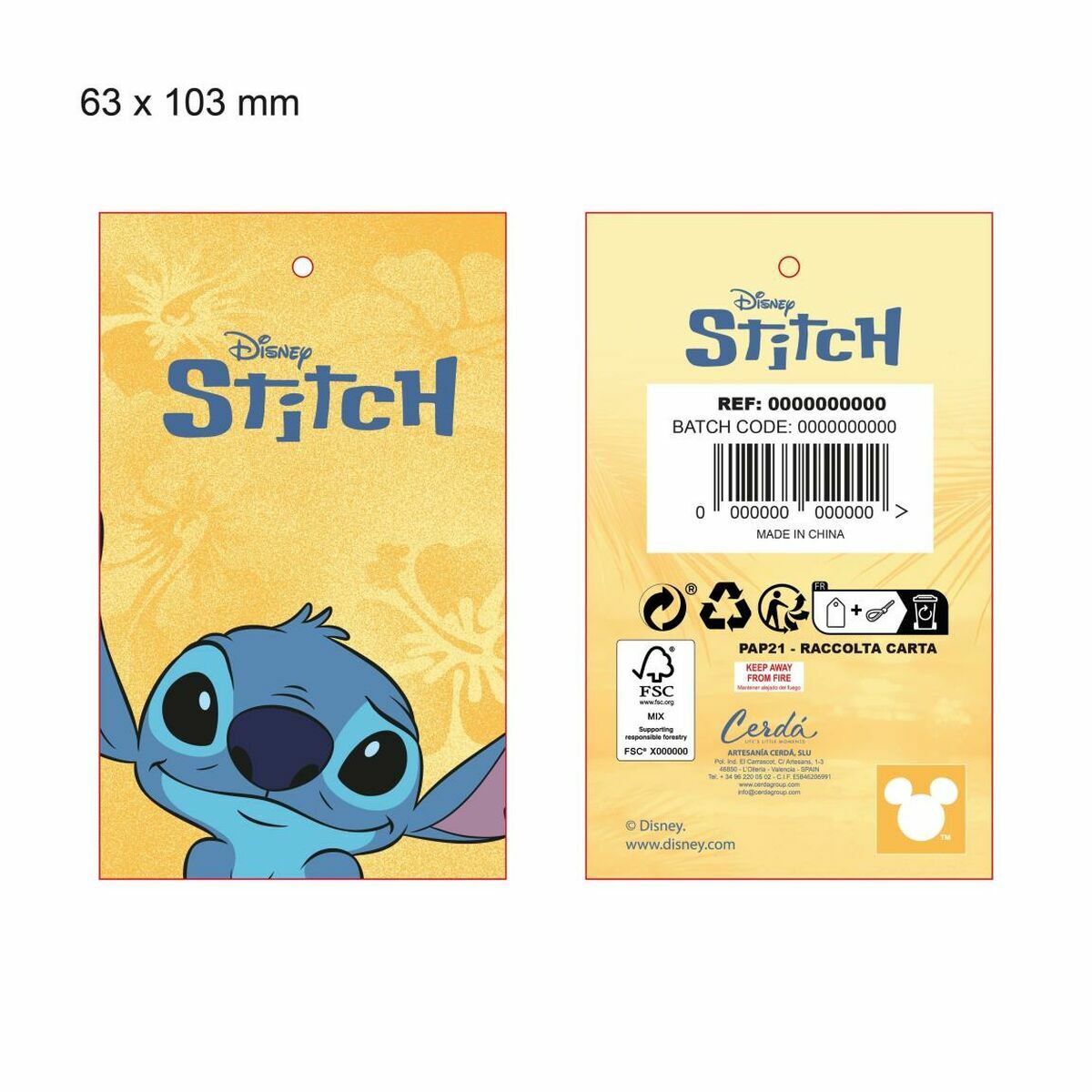 Căciulă și Mănuși Stitch Albastru 2 Piese - Îmbrăcăminte, Băiat