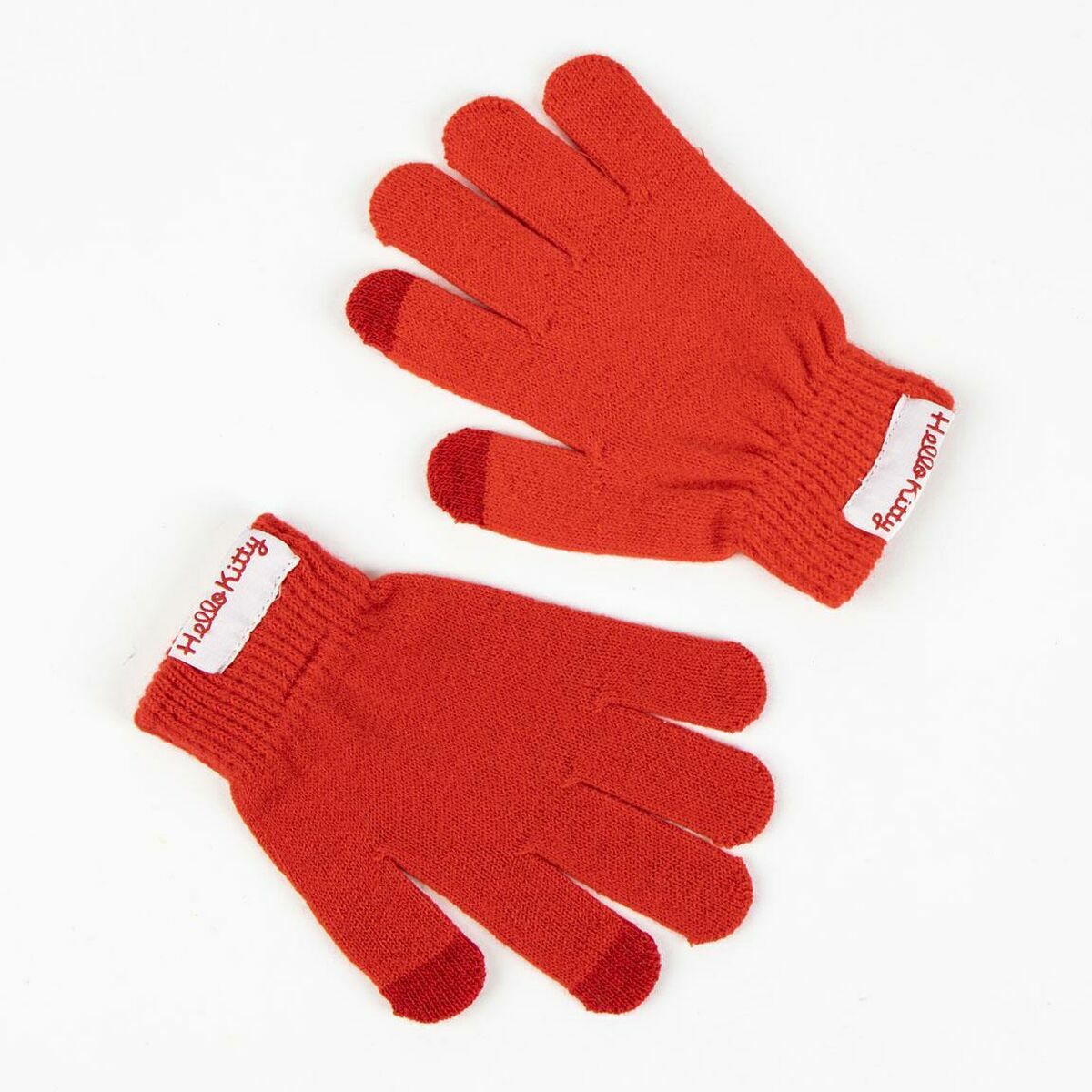 Căciulă și Mănuși Hello Kitty Alb 2 Piese - Îmbrăcăminte, Fetiță