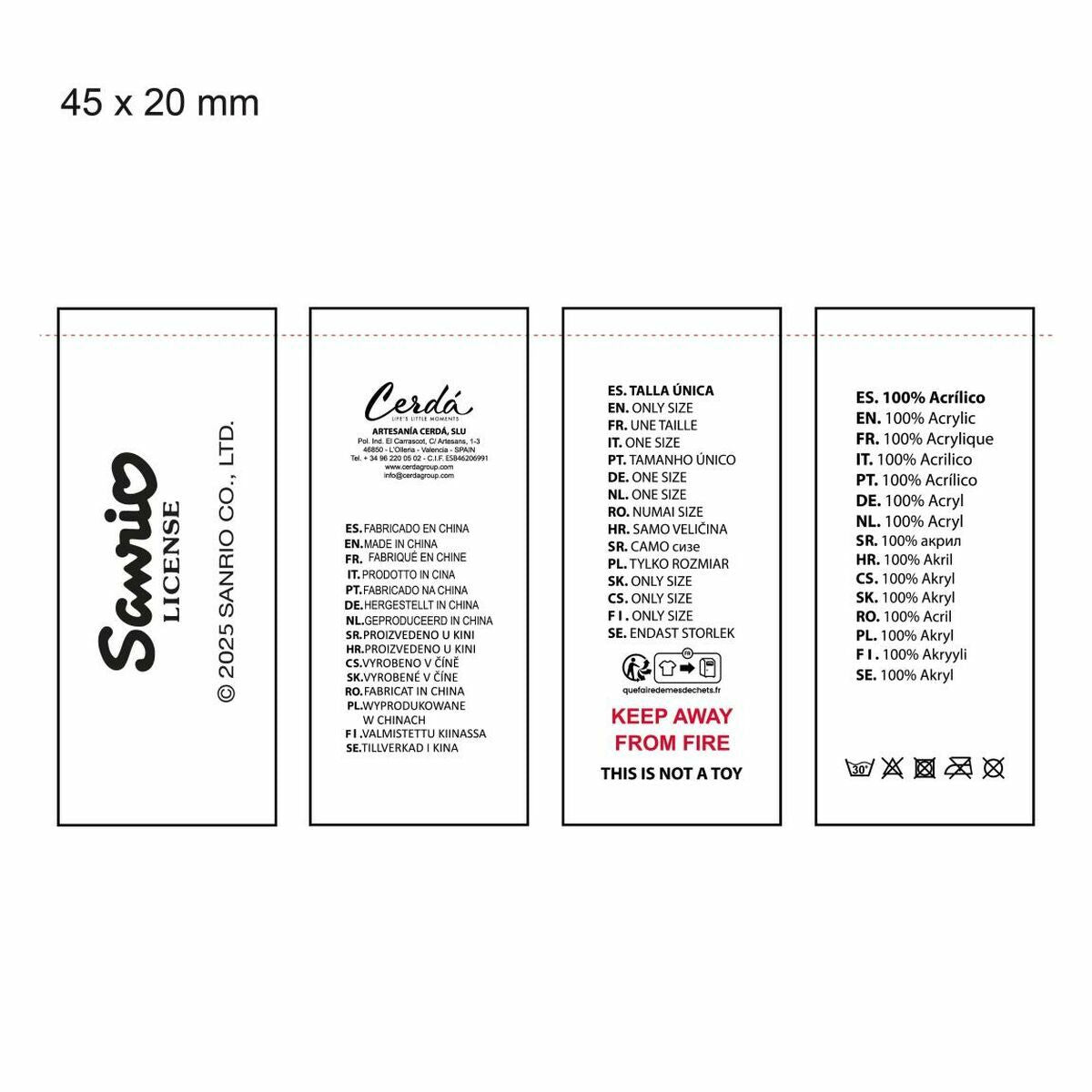 Căciulă și Mănuși Hello Kitty Alb 2 Piese - Îmbrăcăminte, Fetiță