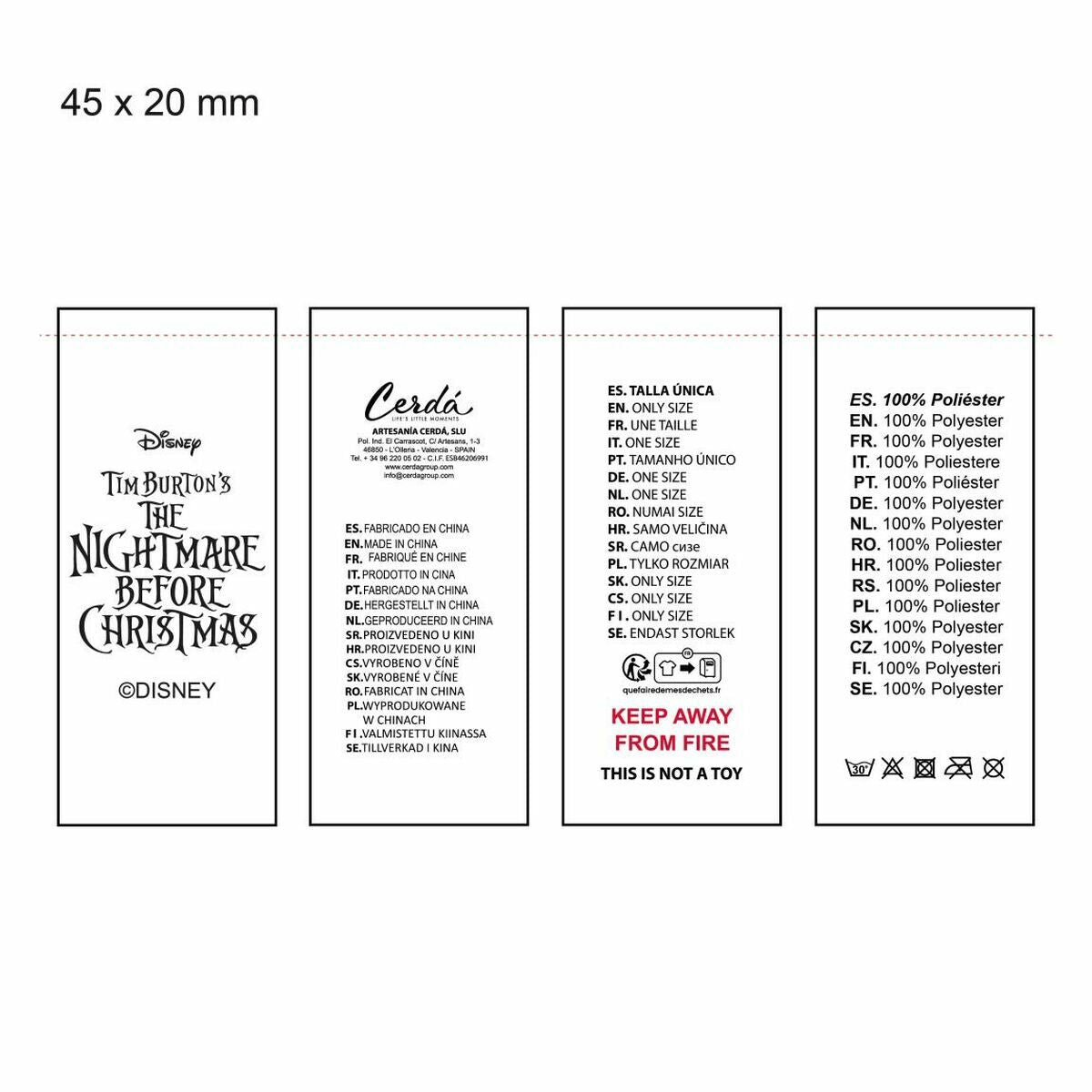 Căciulă pentru Copii The Nightmare Before Christmas Alb - Îmbrăcăminte, Băiat