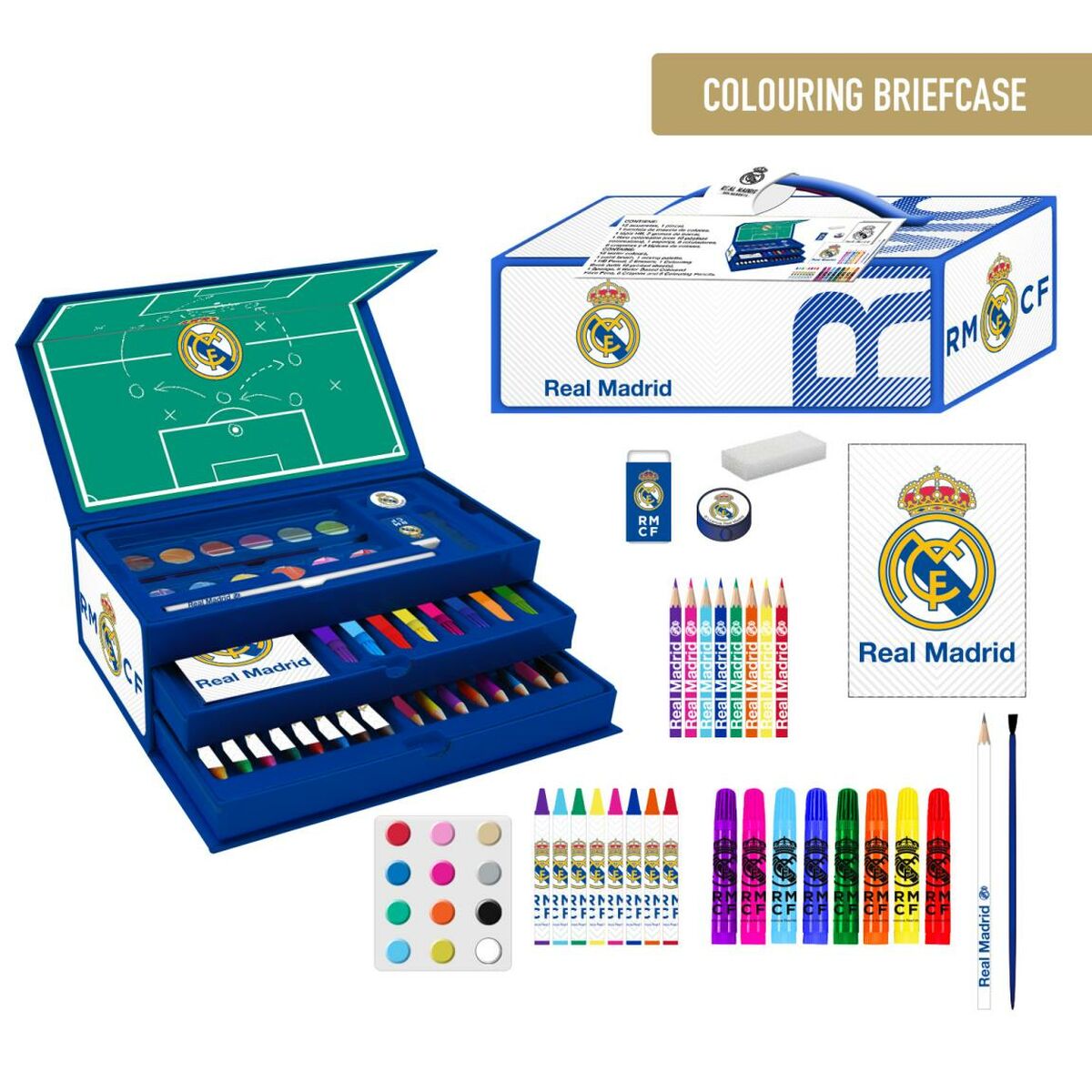 Set pentru desen Real Madrid C.F. - Jucarii si jocuri, Activități creative