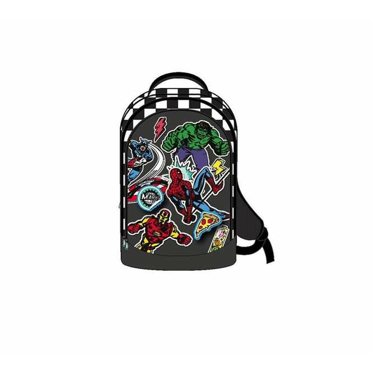 Ghiozdan The Avengers Negru 41 cm - Birou și papetărie, Material școlar și educațional