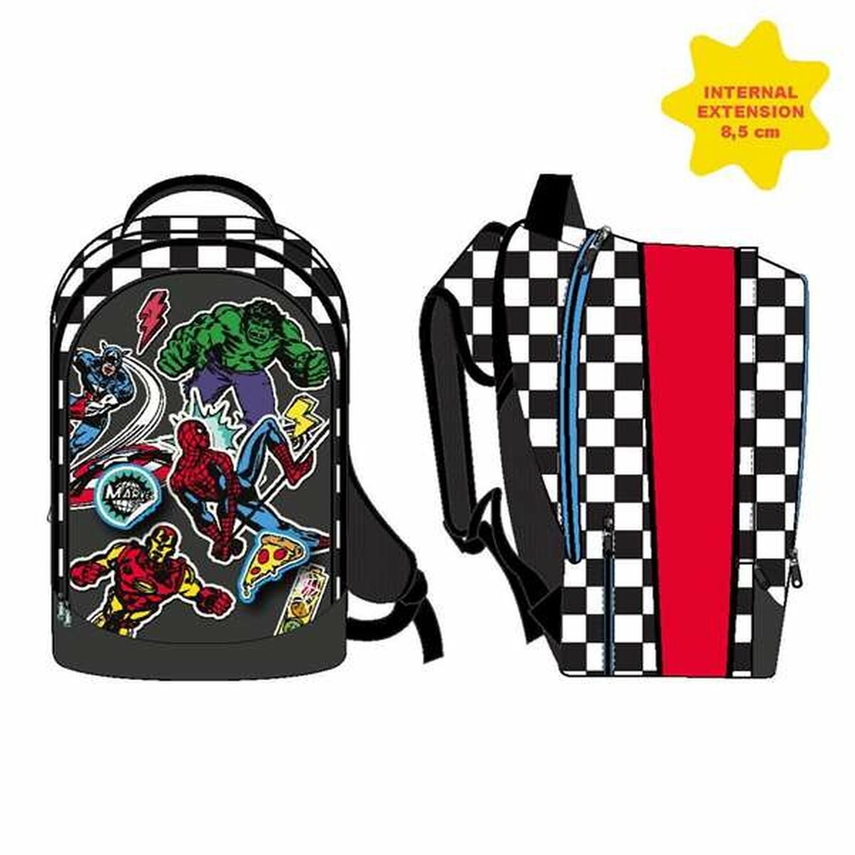 Ghiozdan The Avengers Negru 41 cm - Birou și papetărie, Material școlar și educațional
