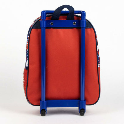 Ghiozdan cu Roți Mickey Mouse Roșu 25,0 x 31,0 x 10,0 cm 3D - Birou și papetărie, Material școlar și educațional