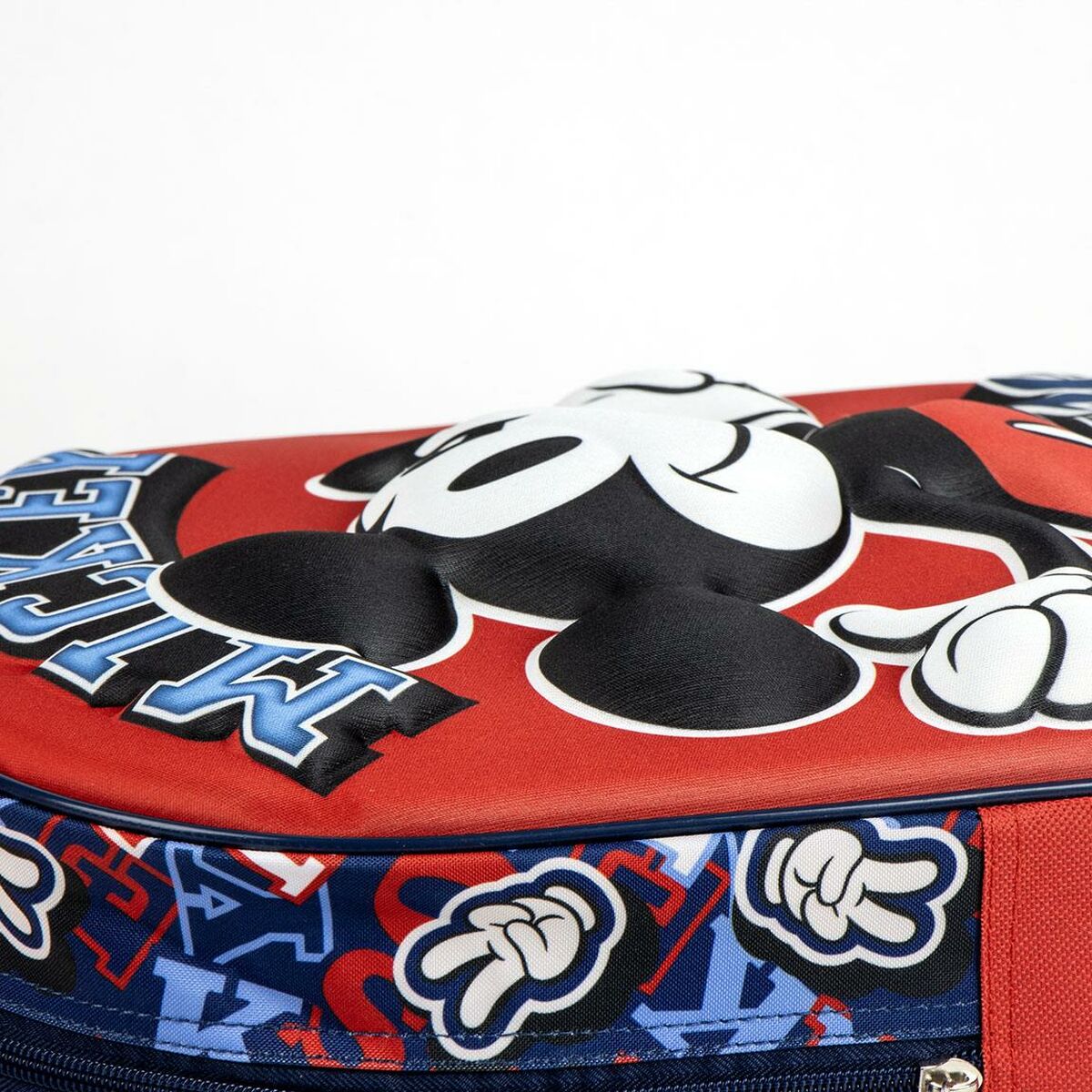 Ghiozdan cu Roți Mickey Mouse Roșu 25,0 x 31,0 x 10,0 cm 3D - Birou și papetărie, Material școlar și educațional