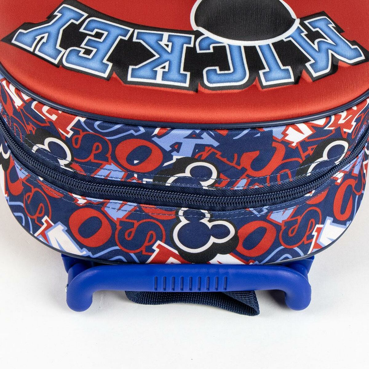 Ghiozdan cu Roți Mickey Mouse Roșu 25,0 x 31,0 x 10,0 cm 3D - Birou și papetărie, Material școlar și educațional