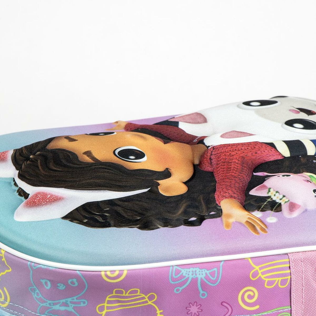 Ghiozdan 3D cu Roți Gabby's Dollhouse Roz - Birou și papetărie, Material școlar și educațional