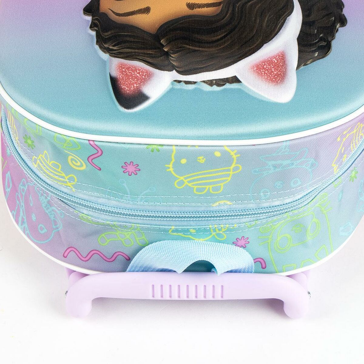 Ghiozdan 3D cu Roți Gabby's Dollhouse Roz - Birou și papetărie, Material școlar și educațional
