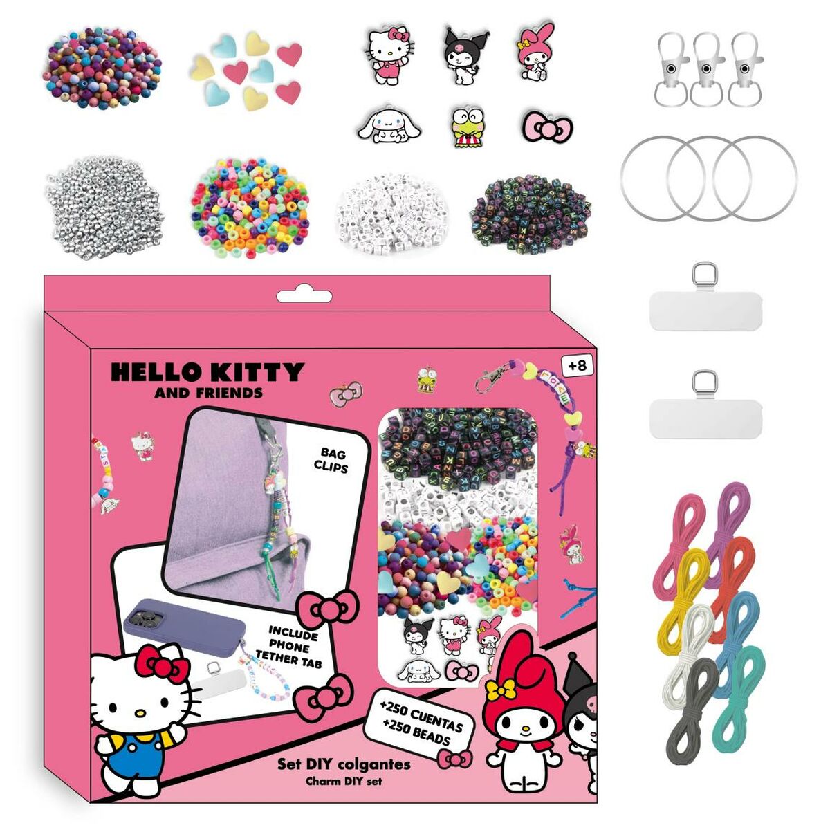 Mărgele Hello Kitty 25,5 x 25 x 5 cm - Jucarii si jocuri, Activități creative